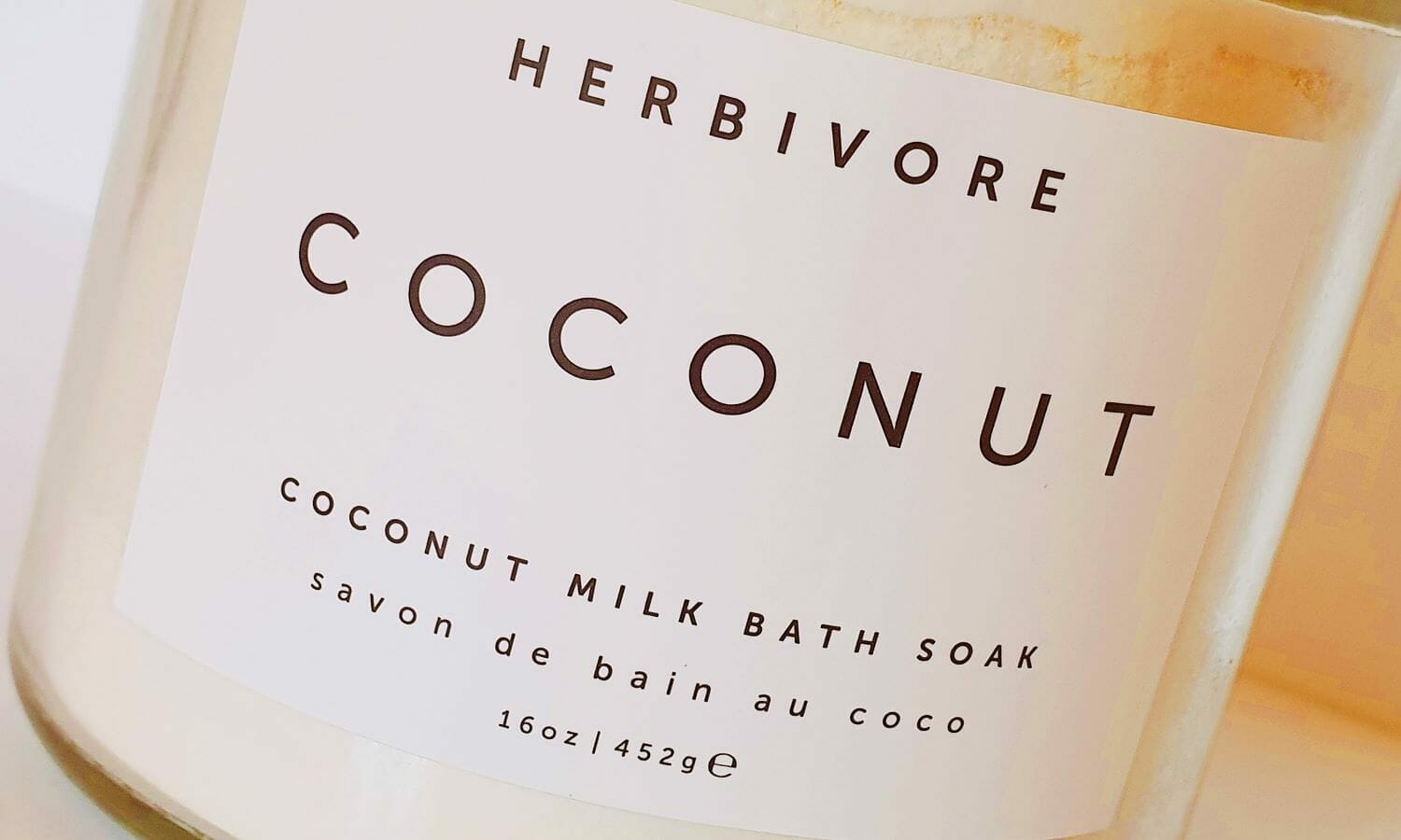 A review of Herbivore's Coconut Milk Bath Soak