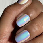 how to do holographic nails press-on nails manicure