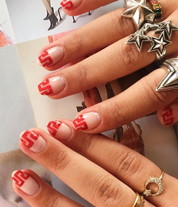 short almond nails greek jess