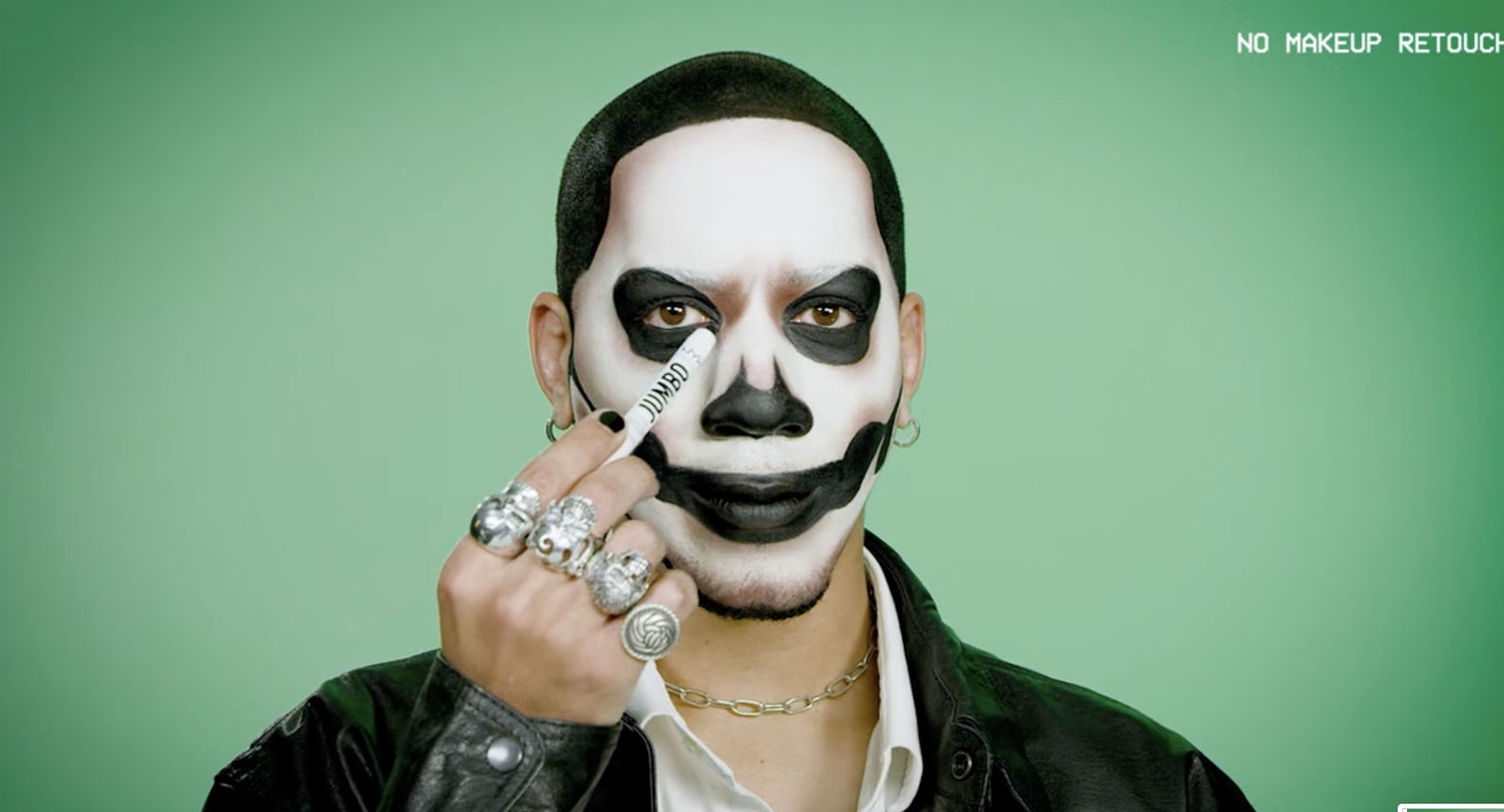 Easy skeleton tutorial filling in the eye area