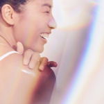 Woman with healthy, hydrated hair