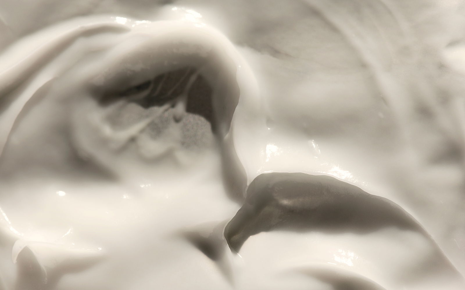 Closeup of hair mask