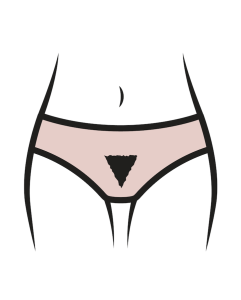 Illustration of Brazilian wax