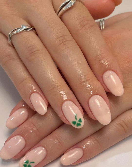 st patricks day spring nails