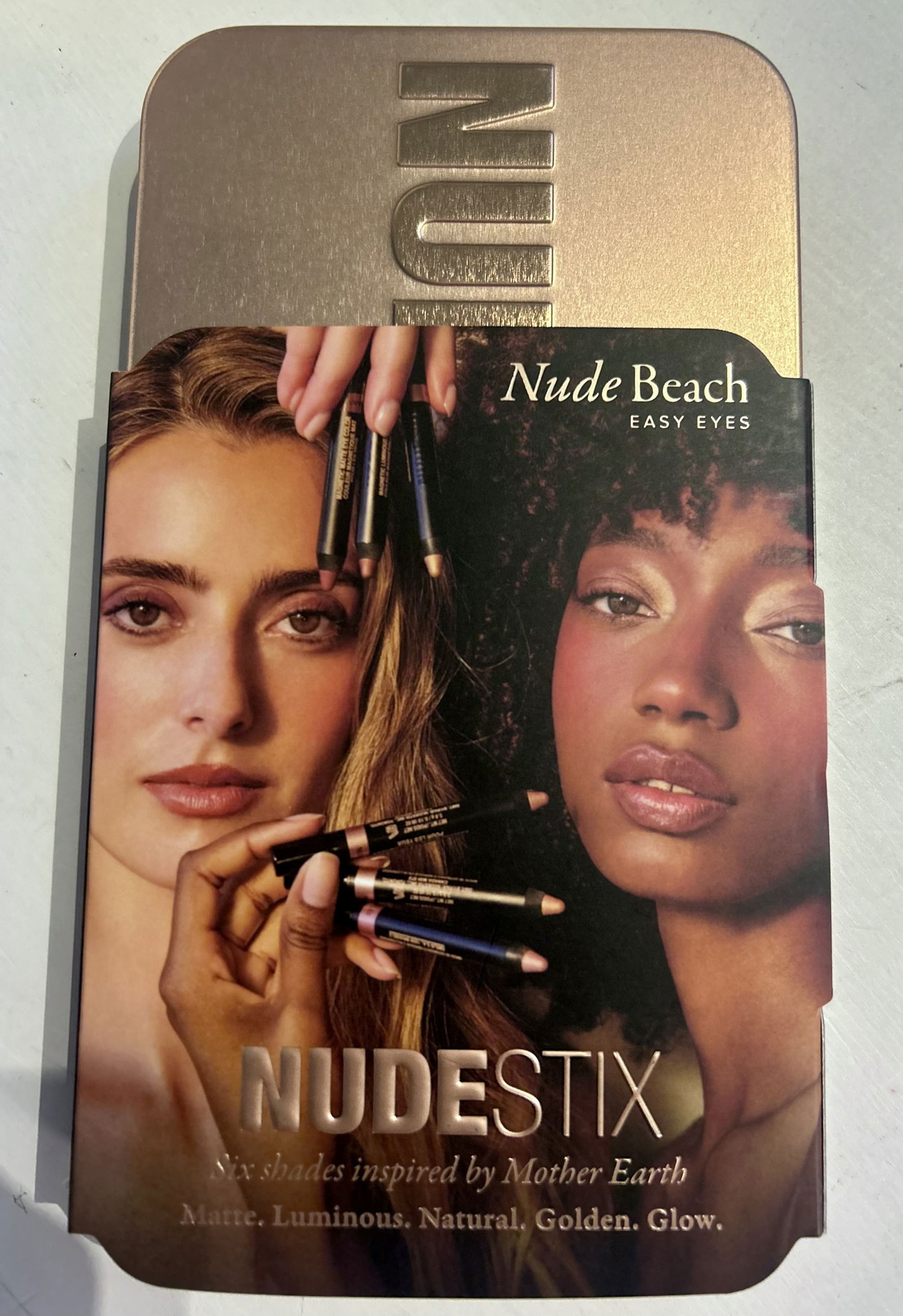 Nudestix tin and sleeve