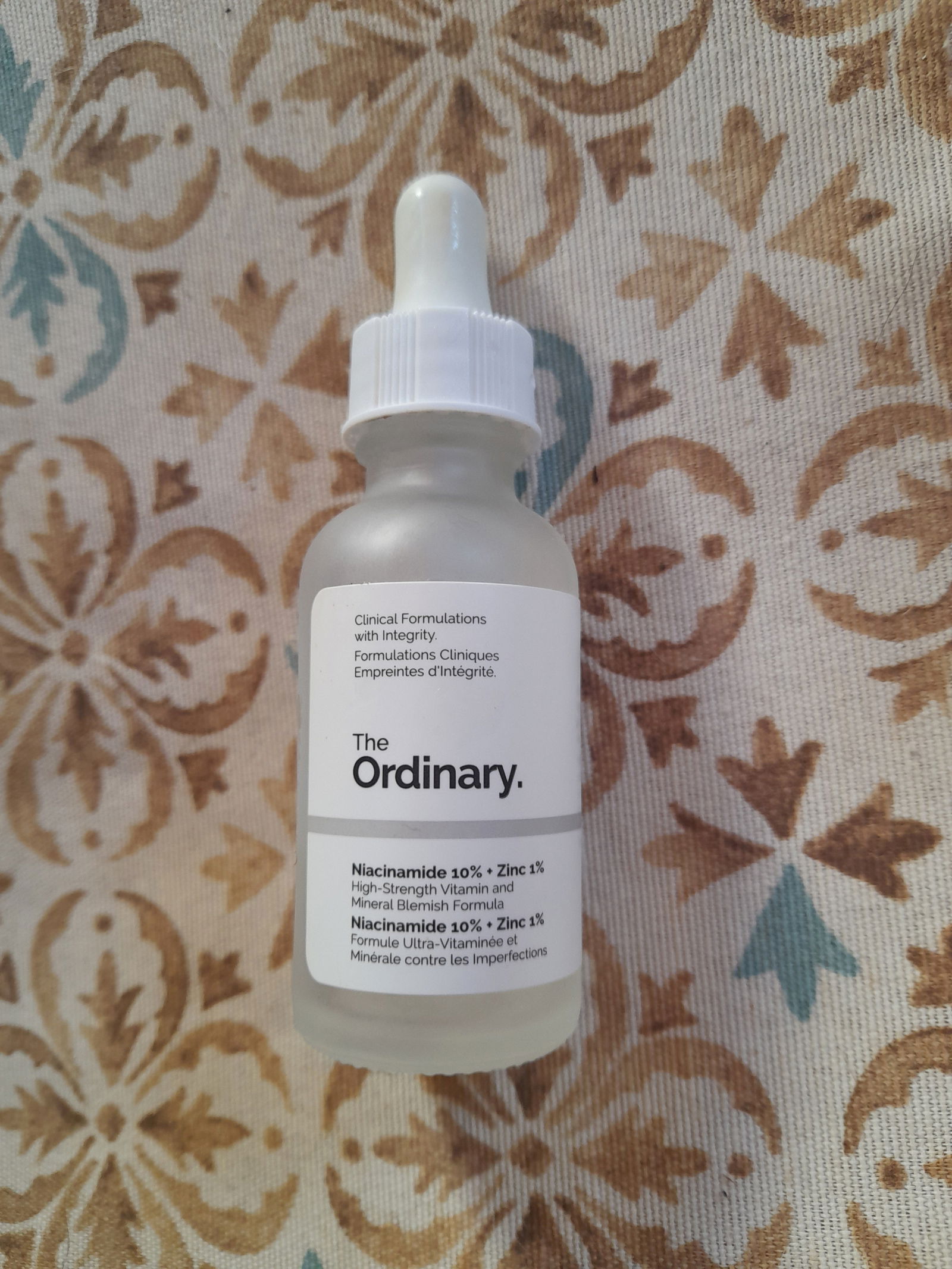 the ordinary niacinamide and zinc serum