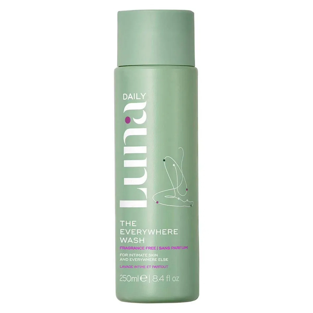 luna-daily-the-everywhere-wash-fragrance-free-250ml-40506667008238 | Live That Glow