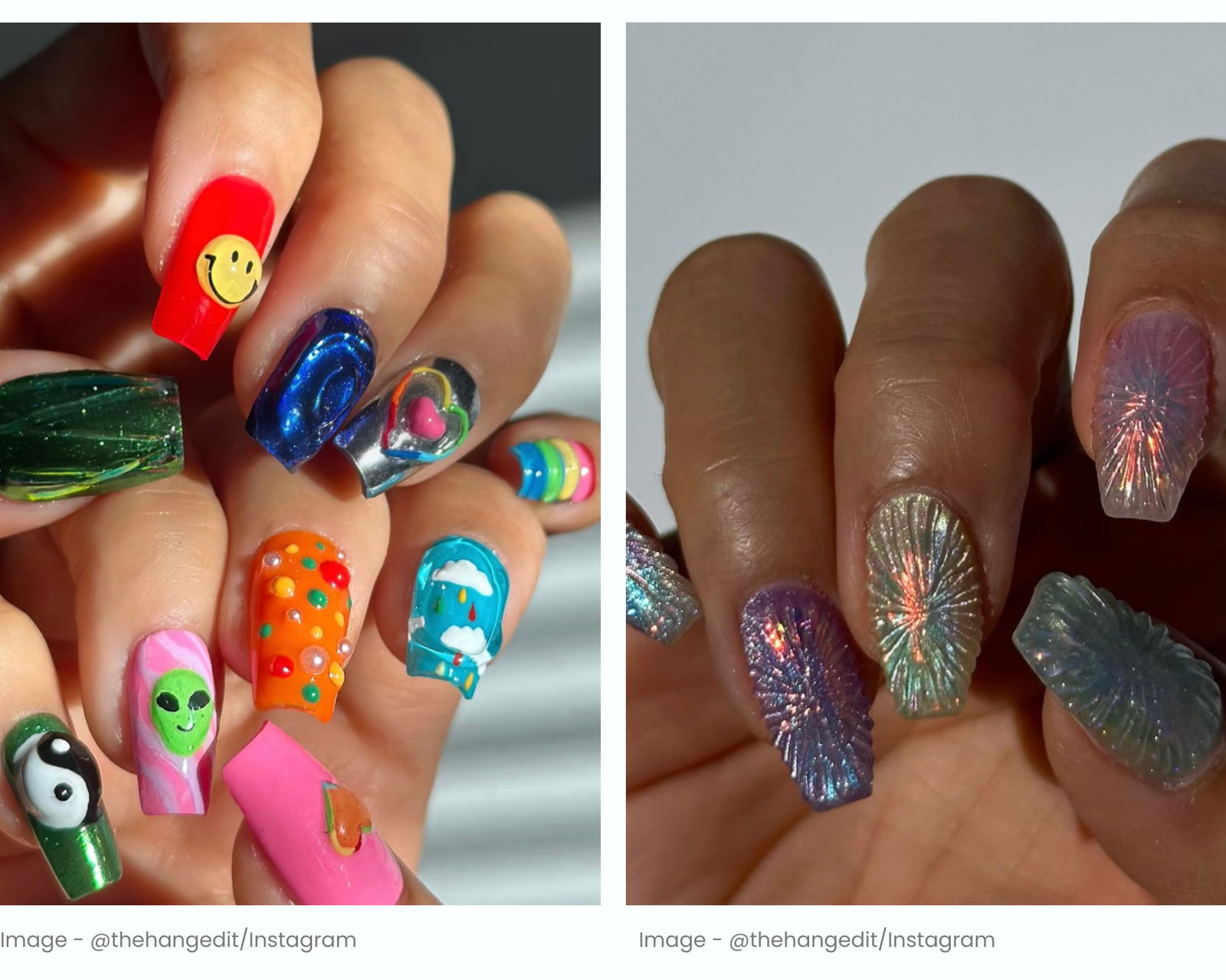 Ballerina nail shape examples